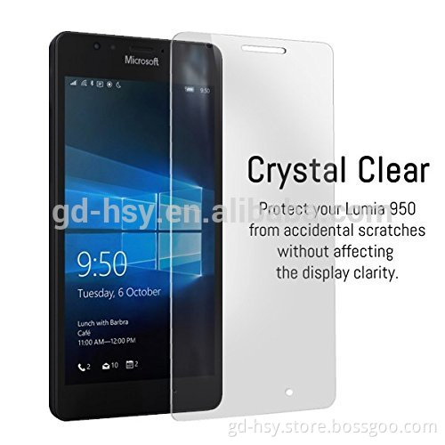 HUYSHE Factory Supply Premium 9H Hardness Glass Screen Protector for Nokia 950 Tempered Glass